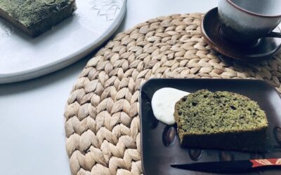 Cake au thé vert matcha